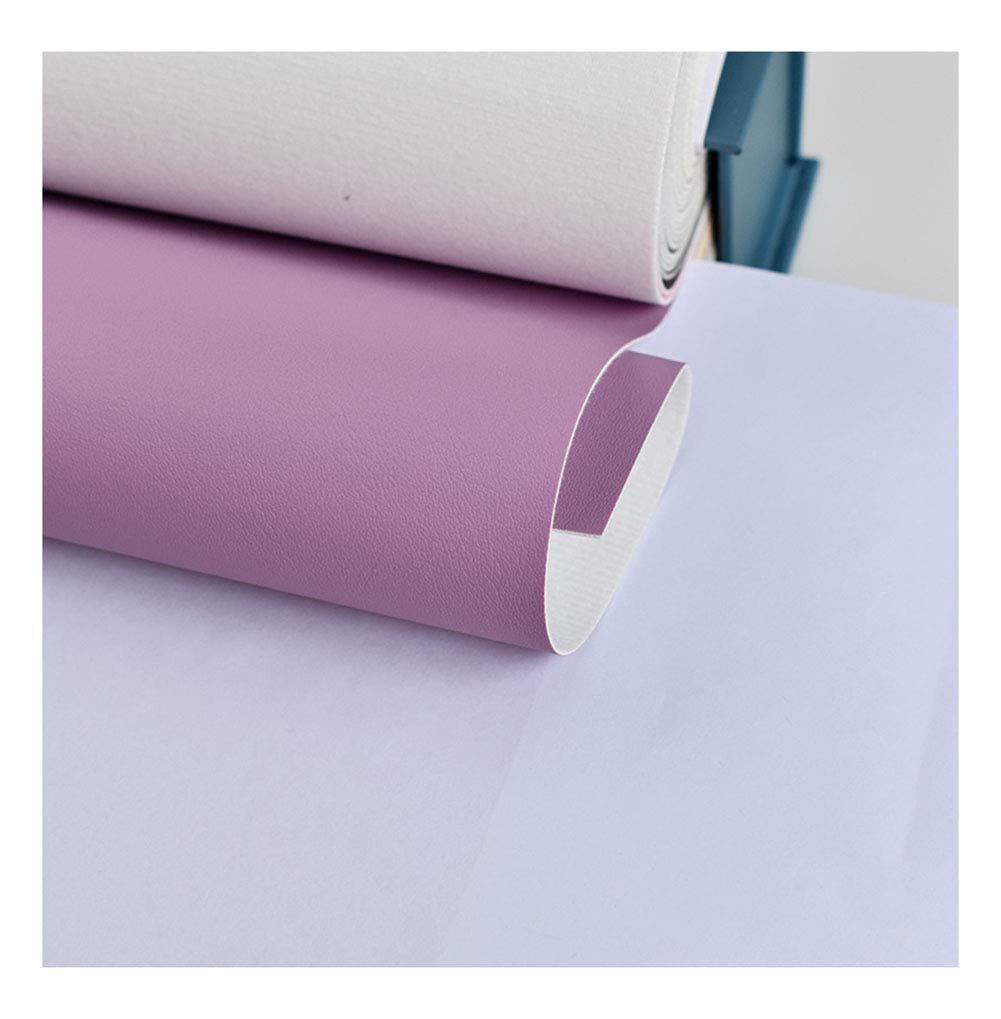 VDCVADKYE Grained Faux Leather Fabric, Upholstery Leatherette Stretch Fabric PU Material Upholstery Fabric(Purple 12#,1.37x1m) — image 1