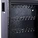 HOMCOM 40 Key Steel Wall-Mounted Lockable Key Secure Lock Box Cabinet with Key Tags & Programmable Pin Security, Black