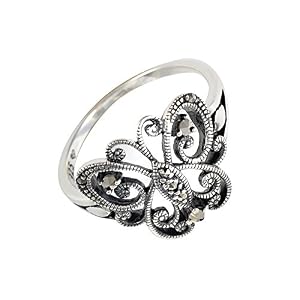 Esse Marcasite Esse Marcasite - FINERING 925 Sterling-Silber Sterling-Silber 925 andere Marcasite Esse Marcasite Esse Marcasite - FINERING 925 Sterling-Silber Sterling-Silber 925 andere Marcasite
