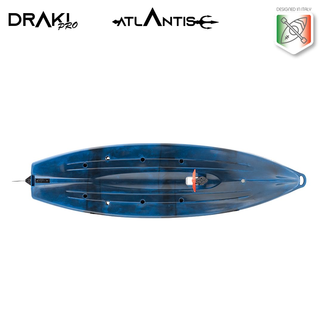 Atlantis Kayak-Canoa DRAKI PRO 320 cm Blu - Pedali ad Elica