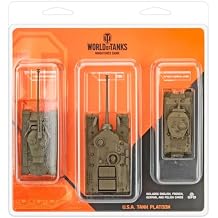 World of Tanks USA Tank Platoon Super Pershing, Sherman Jumbo, T95