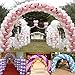 Amon Tech Heavy Duty Balloon Arch Stand Kit,13 feet tall and 16 feet wide,Large Plastic Balloon Column Stands with Heavy Bases, Poles,Balloon Ring Stand Circle for Birthday, Wedding, Events, Party Decoration