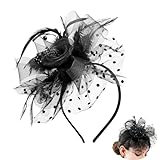 fascinator haarreif blau Eleganter Fascinator-Hut: Ein eleganter Fascinator-Hut für Damen mit Mesh-Design für Frauen. Stirnband-Fascinators sind leicht und angenehm zu tragen. Dieses schöne Haar-Accessoire verleiht Ihrem Haar einen einzigartigen Effekt und kreiert einen Retro-Look.