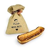 【VIELSEITIG】: Die flache Holzschüssel in Bootsform eignet sich hervorragend zum Präsentieren und Servieren von Brot, Obst, Baguette, Salat und Antipasti.