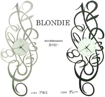 Amazon.co.jp: ARTI&MESTIERI 掛時計 BLONDIE/AM01896 グレー Amazon.co.jp: ARTI&MESTIERI 掛時計 BLONDIE/AM01896 グレー