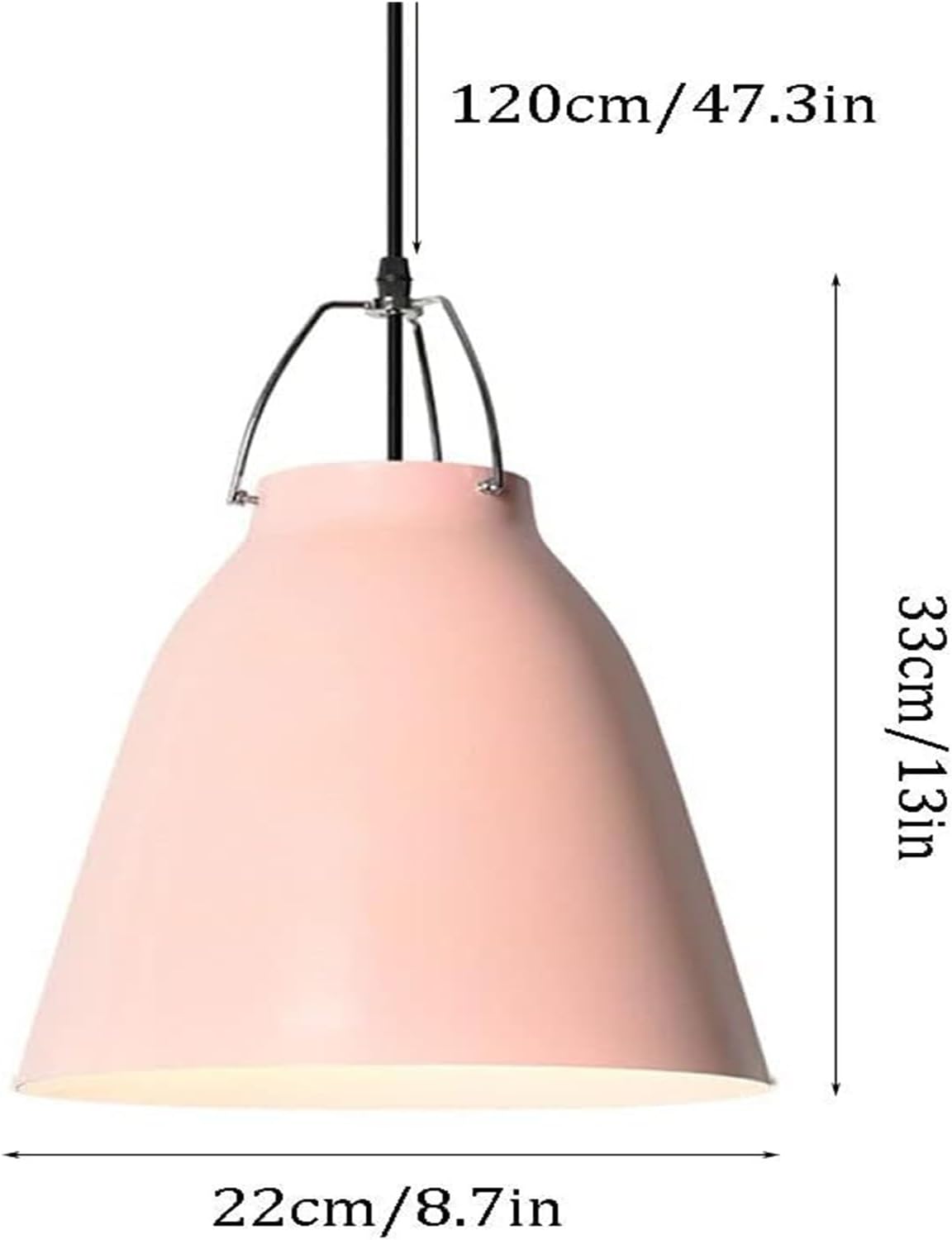 Chandeliers,- Bucket Shaped Chandelier,- Modern Style Iron Art Lamp,E27 Single-Head Hanging Light