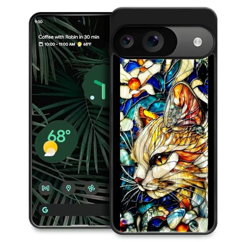Coque Google Pixel 10 chat nacré antichoc en TPU souple pour homme et femme