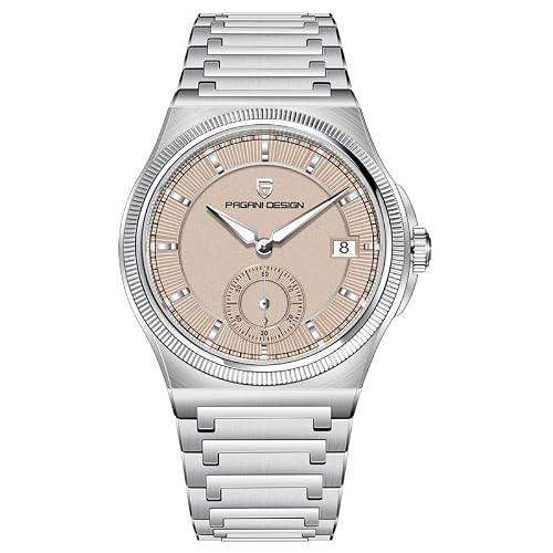 Image of RollsTimi Pagani Design PD-YS029 New Men's Automatic Watch Stainless Steel Mechanical Wrist Watch for Men, Yellow PD-YS029, Classic