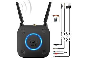 1Mii B06Pro: Long Range 3.5mm Bluetooth Receiver with 3D Surround