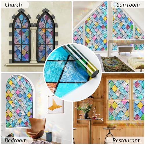 Rabbitgoo Stained Glass Window Film thumb #5