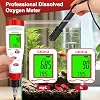 Digital Dissolved Oxygen Meter, GIDIGI Dissolved Oxygen Tester with ATC, DO Meter with 9.84ft DO Probe Cable, Dissolved Oxygen Test Kit for Aquarium, Ponds, Fish Tank Range 0.040.0 Mg/L