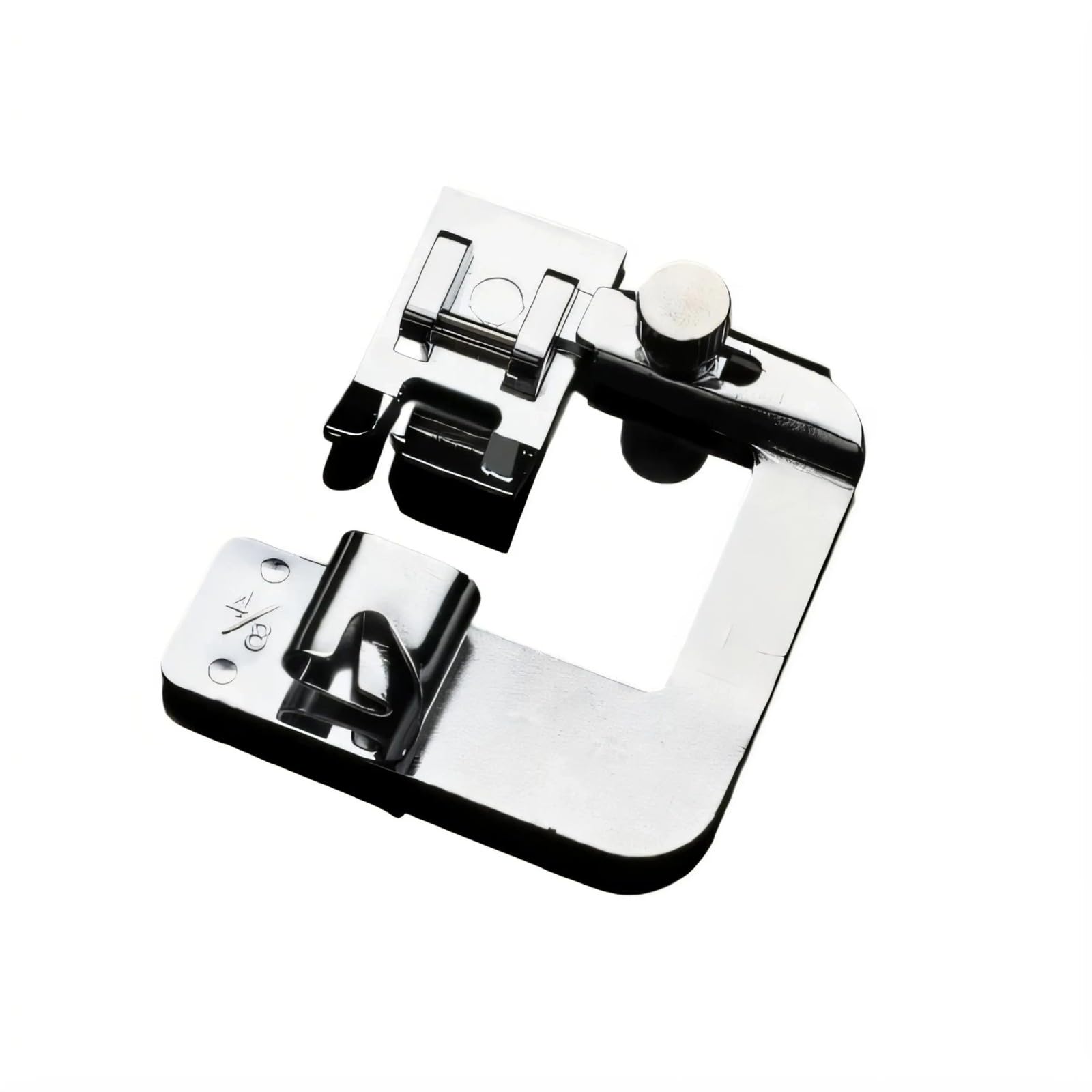 Ekoama Household Sewing Machine Hemmer Foot Metal Rolled Hemming Presser Foot Quick Installation For Fabric Tailoring Stitching