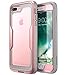 iPhone 8 Plus Case, iPhone 7 Plus case, i-Blason [Heavy Duty Protection] [Magma Series] Shock Reduction / Full body Bumper Case with Built-in Screen Protector for iPhone 8 Plus 2017 (RoseGold)