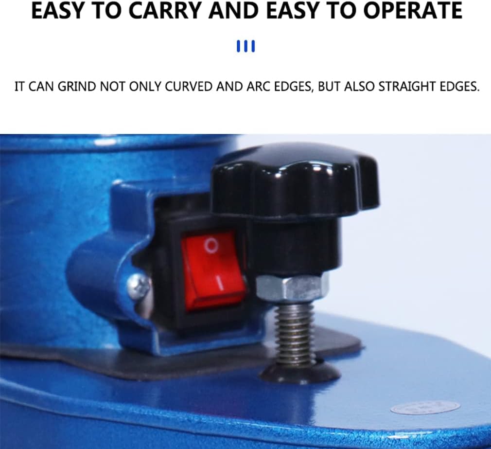 Portable Glass Grinder Edger Polisher Grinding hine, 8000r/min Grinding Glass Angle Grinder Straight Edge Round Edge Hypotenuse Tile Edging hine