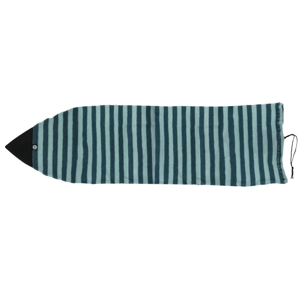 Geardeangloow Surfboard Sockenüberzug Schutztasche Tasche für Surfboard Shortboard 1,5m Hellblau Weiß