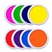 Lsushine Craft Large Ink Pad Stamps Partner DIY Color,8 Colors Rainbow Finger Ink pad for Kids (Pack of 8)
