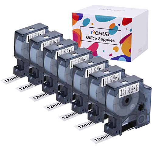 Ruban Dymo 45013 compatible anti-gaspillage étiquette 12mm facile à décoller