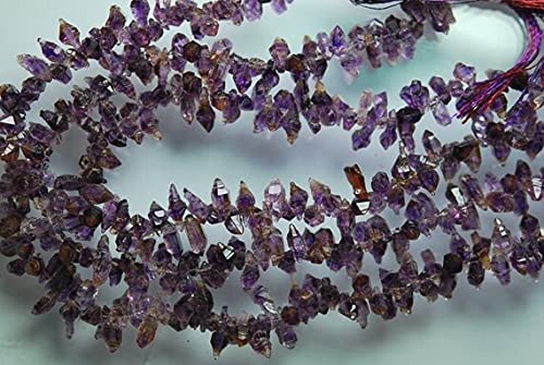 Super 7 perles améthyste mousse stick briolettes pour création bijoux DIY