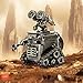 KALIFANO Wall-E Inspired Recycled Metal Sculpture Handcrafted from Scrap Metal - One of a Kind Handmade Steel Art