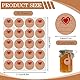 DOUSELLA 600 Stück Marmeladen Aufkleber Etiketten Kraftpaier Klebeetiketten zum beschriften Selbstklebend Marmelade Handmade Marmeladenglas Sticker für Backen Geschenktüten Flasche