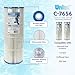 Unicel C-7656 50 Square Foot Media Replacement Pool Hot Tub Spa Filter Cartridge with 108 Pleats