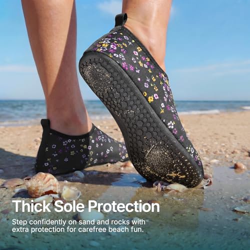 Image of Water Shoes for Women Men Quick-Dry Aqua Socks Swim Beach Outfits Barefoot | Yoga Exercise Wear Sport Accessories Pool Camping Must Haves River Hiking Youth Adult