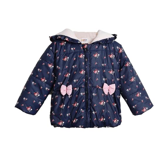 Karrot by Shoppers Stop Printed Polyester Hood Infant Girls Jacket (A21700GJKT434-P)