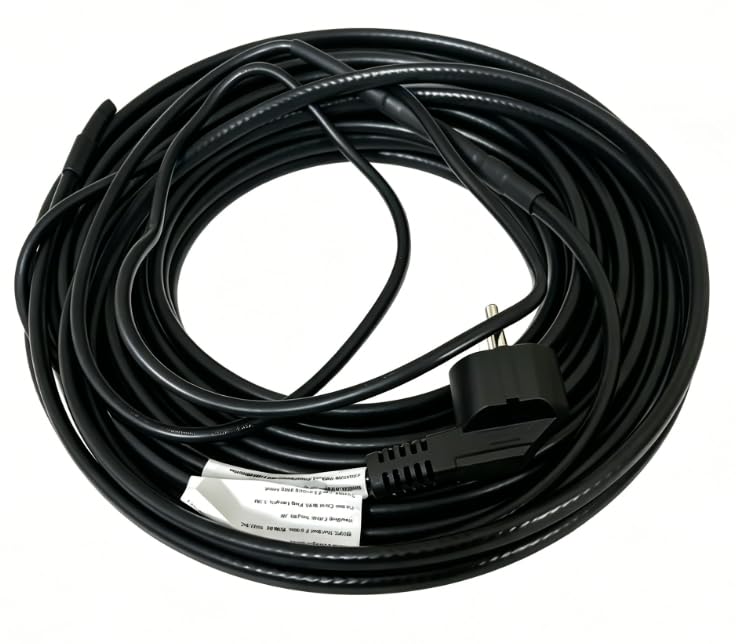 Cavo riscaldante autoregolante, premontato con termostato, 230 V, IP65, impermeabile, antigelo, per tubi dell'acqua, cavo riscaldante per casa, giardino e cantina