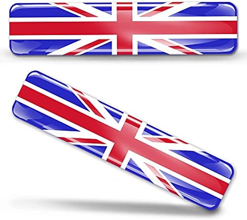 Set 3 X Adesivi Per Auto, Moto, Bandiera Inglese, Motivo