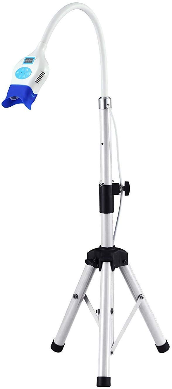 The Mobile Teeth Whitening Unit Holding On Floor with 6 pcs High Power Blue LED Light YS-TW-FL