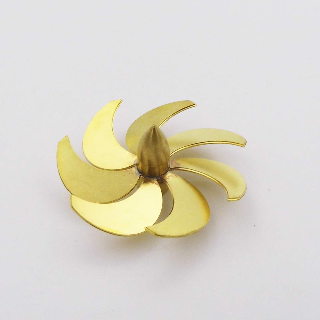 Śmigło łopatkowe, łopatka śmigła, miedź 7-łopatkowa 42mm M4 śmigło lewoskrętne prawe CW CCW śmigło Model RC Łódź Łódź podwodna Morska zaburtowa śmigło