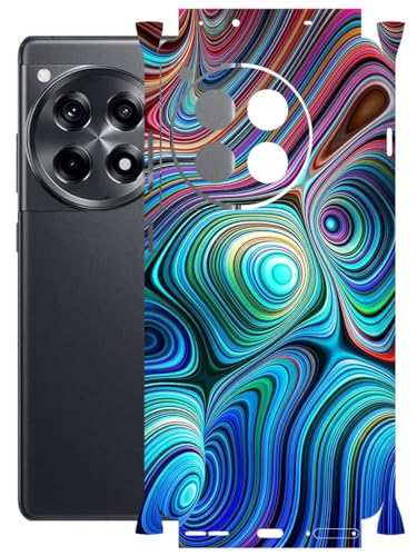 Image of AtOdds - Full Body Back Screen Guard Protector Film - Lamination Wrap Skin Sticker Compatible with ONEPLUS 12R (5G) | Scratchproof Matte Finish (Water Paint)