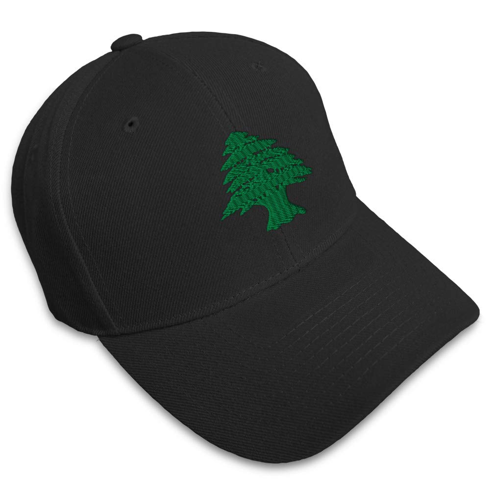 Custom Baseball Cap Lebanon Flag Tree Seal Embroidery Dad Hats for Men & Women