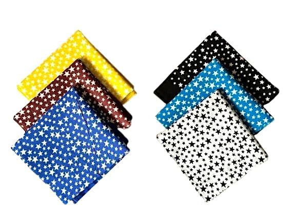 Paisley 6 piece Assorted Cotton Bandanas (SKY/TUR/ROY/NAV/LAV/PUR)