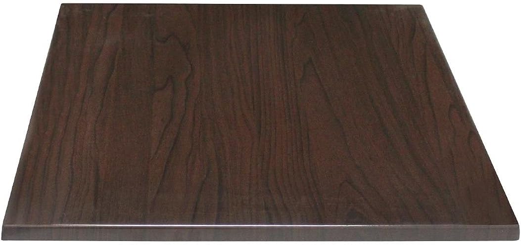 Bolero Square Table Top Dark Brown 700mm Wood Restaurant Catering Hotel Bar