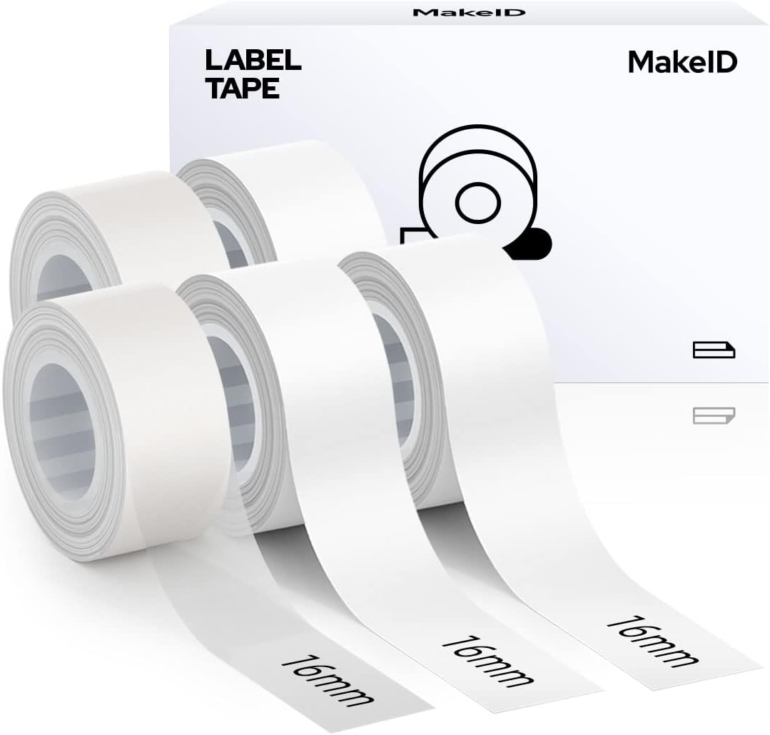 MakeID L1 E1 Q1 Label Maker Tape Adapted Label Print Paper