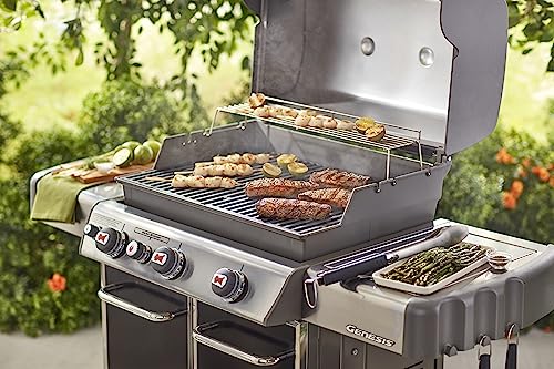 Weber Porcelain‑Enameled Cast‑Iron Cooking Grates 19.5" x 12.9" – Superior Heat Retention, Heavy‑Duty, Long‑Lasting Replacement Grates, Genuine Weber Grill Replacement by Weber - Image 3