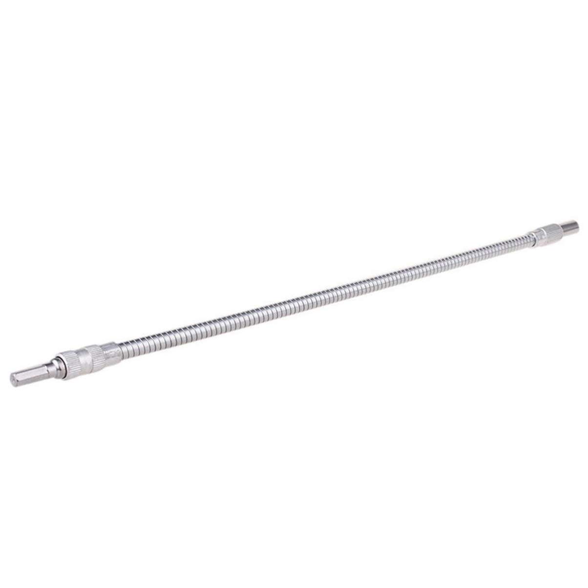 Hemobllo 3pezzi Prolunga Flessibile Per Trapano Astina Per Cacciavite Per Spazi Ristetti Officina e Casa Design Resistente Testa Gradi