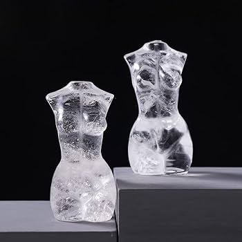 クリスタルガラス 女性像 置物 約15cm Amazon.co.jp: 天然ローズクォーツ女神像クリスタル彫刻女性トルソー