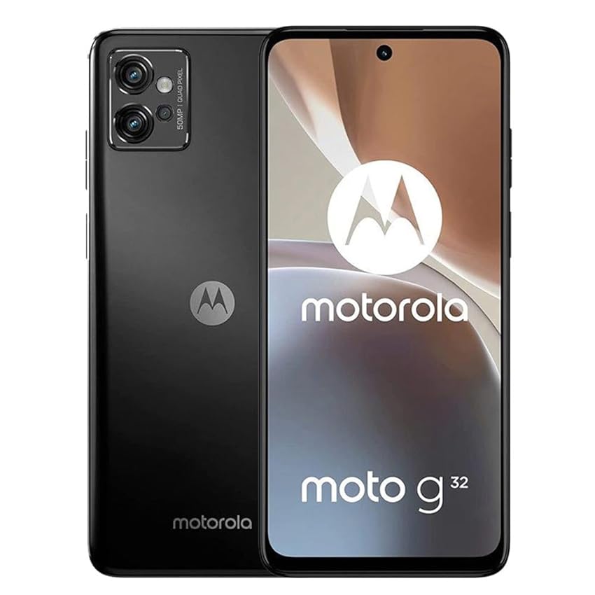 Immagine del prodotto Motorola moto g32 (Tripla fotocamera 50MP, Display 6.5'' FHD+ 90Hz, Qualcomm Snapdragon 680, batteria 5000 mAh, 4/64 GB espandibile, Dual SIM, Android 12, Cover Inclusa), Dove Grey
