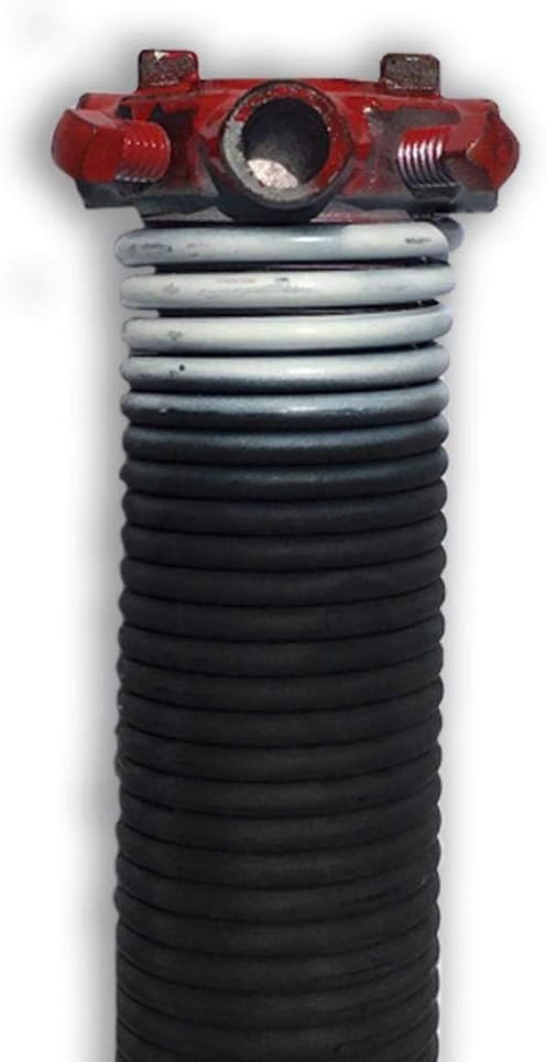 218 x 2" x 31" Torsion Garage Door Spring (White, Right Wound)