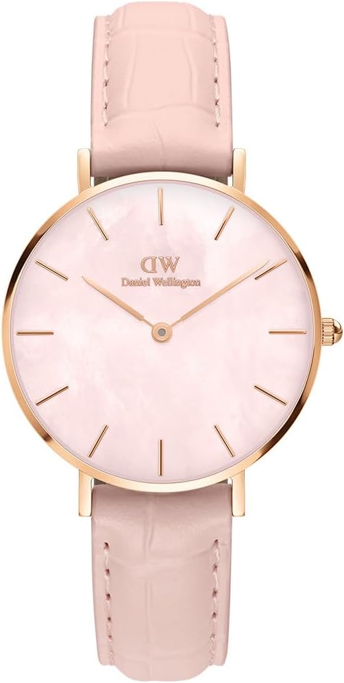 Petite Rouge Analog Pink Round Dial Water Resistant Women's Wrist Watches