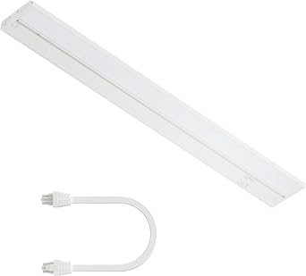 LAGOM 22" White Under Cabinet Lights & 12" Linking Cord