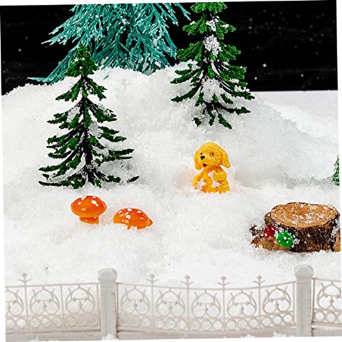 Ciieeo 1 Pacote pó de neve artificial flocos de neve de plástico para férias flocos de neve artifici