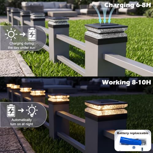 Luces solares sobremuro para iluminar los postes de madera de tu terraza este verano 5