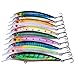 YogaYet Minnow Fishing Lures for Bass Trout Sinking Crankbaits Jerkbaits Saltwater Hard Lure