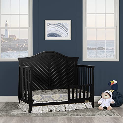 Dream On Me Kaylin 5-In-1 Convertible Crib In Black, Greenguard Gold Certified , 56X31X47 Inch (Pack Of 1) #TOP4
