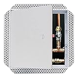 Access Door 6' X 6' Sound Rated Steel Access Panel Felt Covered Door for Concealed Wall/Ceiling Application with Slotted Lock - [Outer Dimensions: 7' Width X 7' Height]