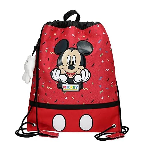 Disney It´s a Mickey thing Bolsa de Merienda Rojo 27x34 cms Poliéster