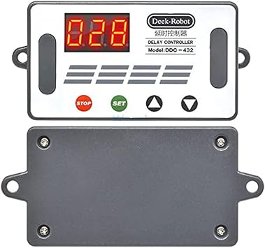 Delay Relay Switch DC 5V 12V 24V Digital LED Cycle Timer Relay Module Turn On/Off Delay Timer Switch Timing Controller with Case Protection 1pcs